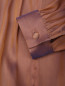 Полупрозрачная блуза из шелка с бантом Luisa Spagnoli  –  Деталь1