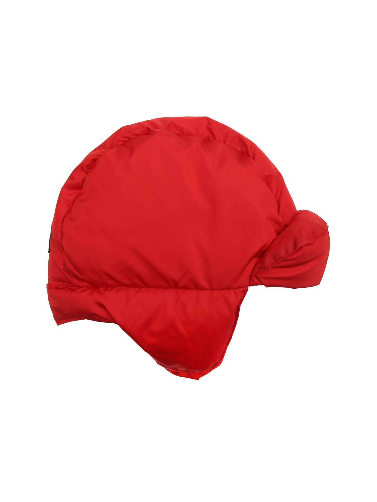 Утепленная шапка на кнопке Il Gufo  –  Общий вид  – Цвет:  Красный