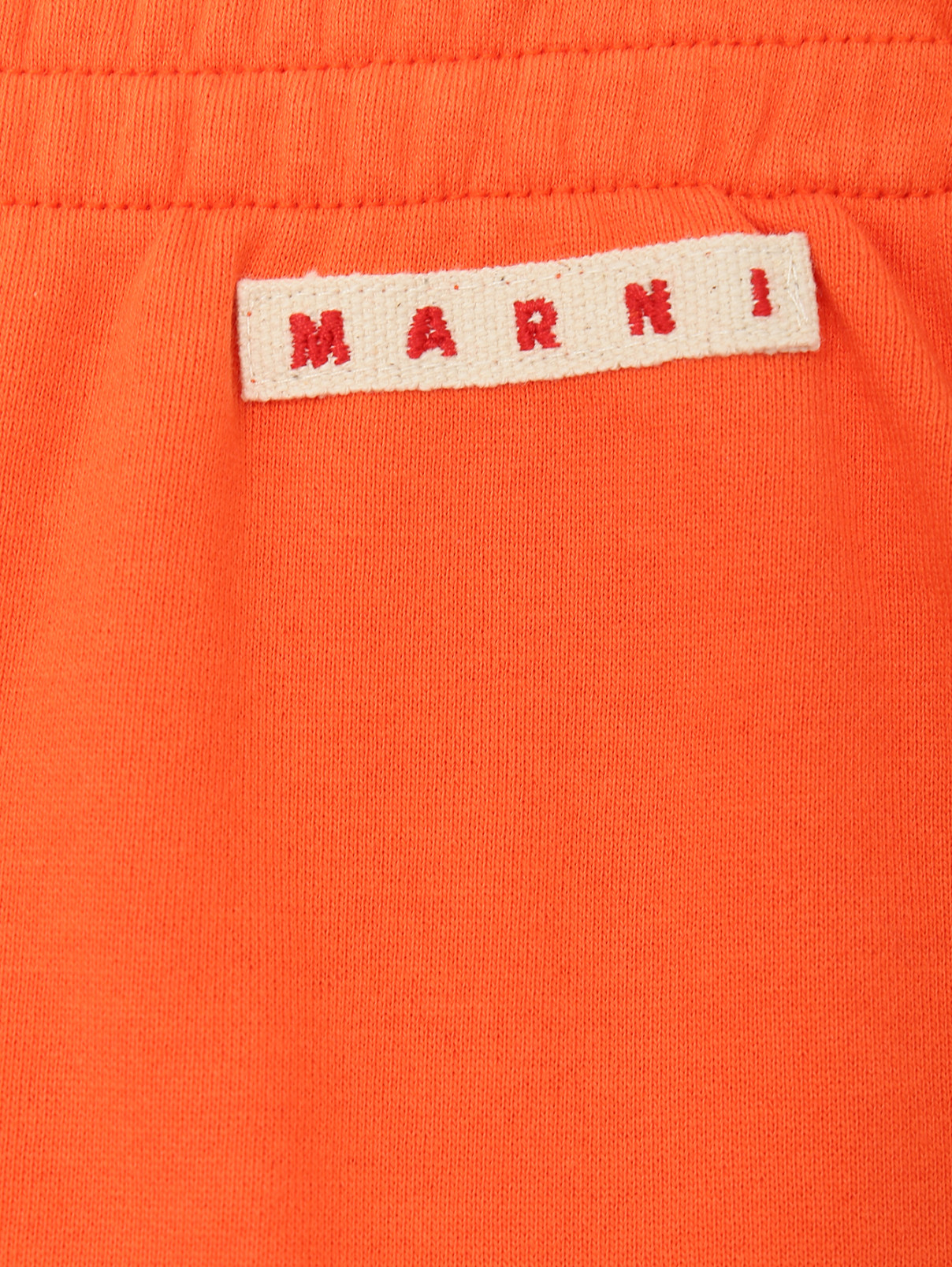 Трикотажные брюки с карманами Marni  –  Деталь  – Цвет:  Оранжевый