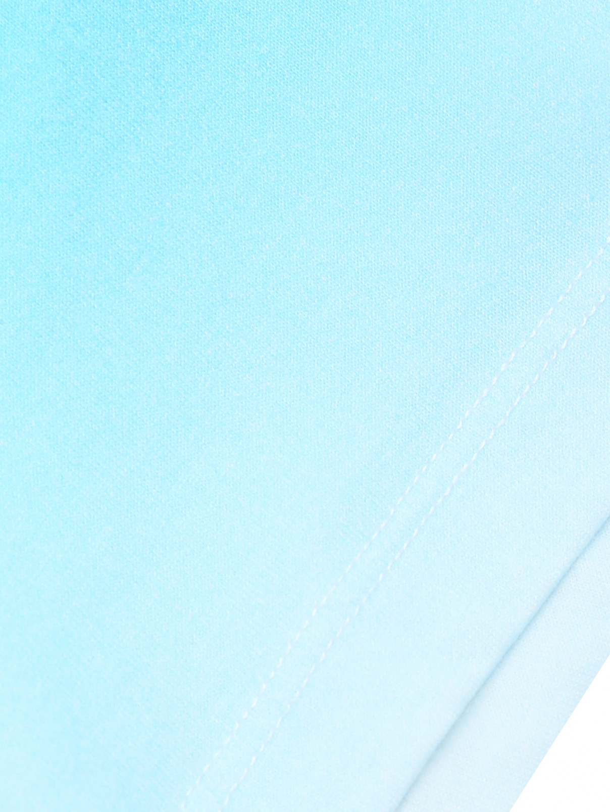Футболка из хлопка с узором Moschino  –  Деталь  – Цвет:  Узор