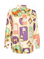 Блуза из шелка с принтом Paul&Joe  –  Общий вид