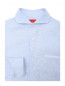 Рубашка льняная с накладным карманом Isaia  –  Общий вид