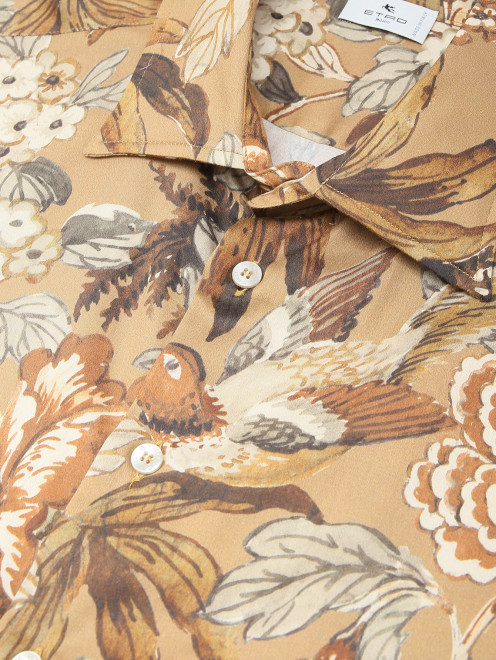 Рубашкка с цветочным узором - Деталь1