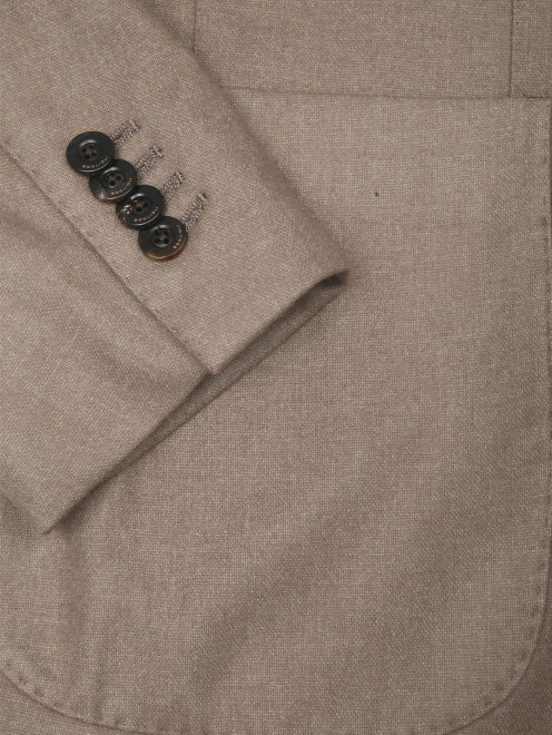 Однобортный пиджак из шерсти - Деталь1