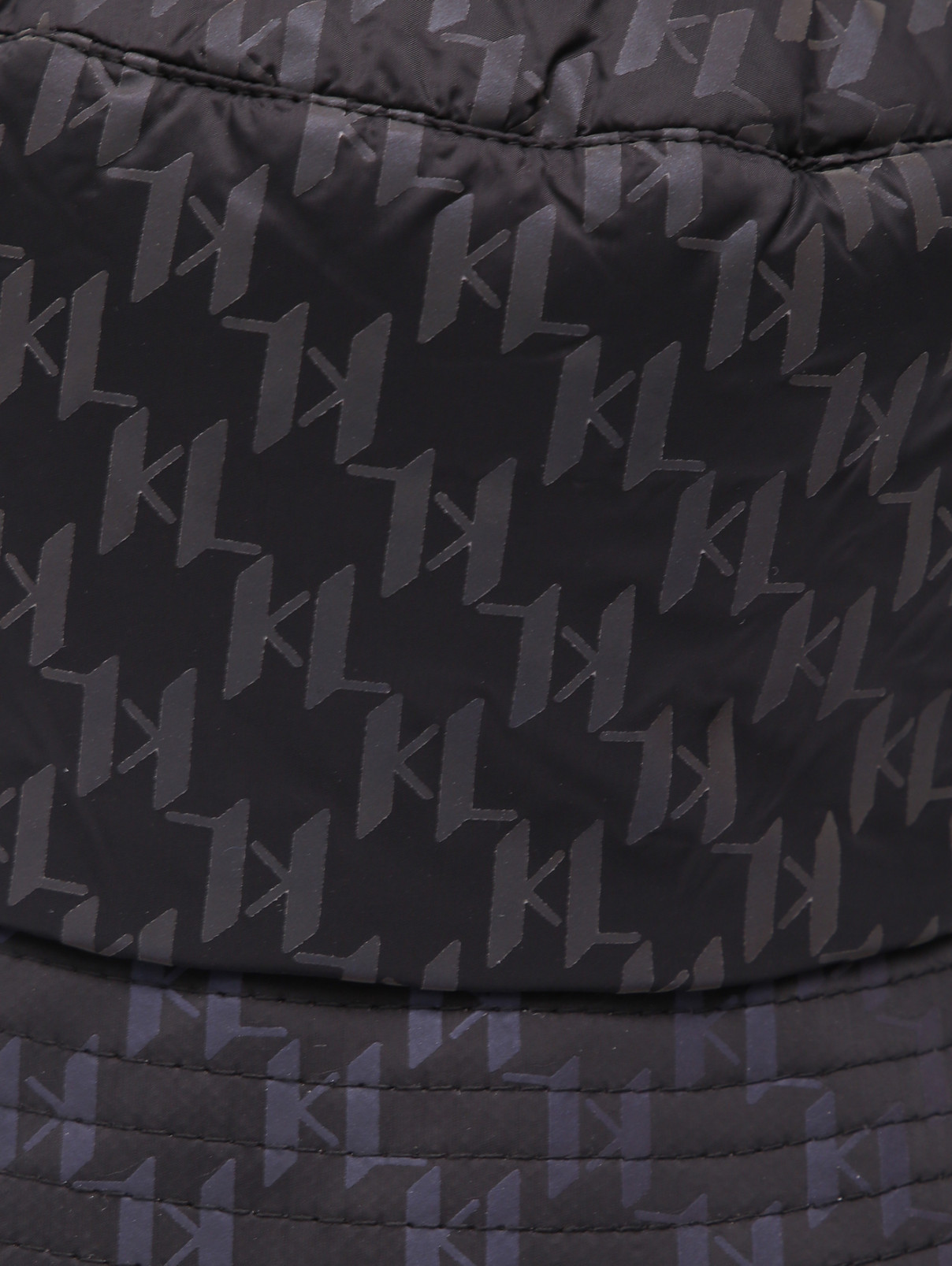 Стеганая панама с логотипом и узором Karl Lagerfeld  –  Деталь