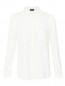 Блуза из шелка с накладными карманами Emporio Armani  –  Общий вид
