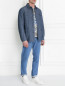 Куртка из хлопка на пуговицах с накладными карманами LARDINI  –  Модель Общий вид
