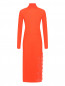 Платье из шерсти и кашемира с кружевом Ermanno Firenze  –  Общий вид