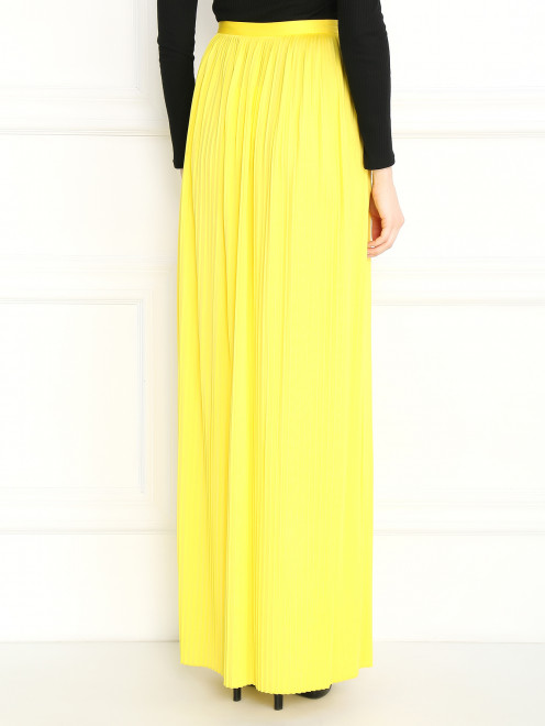 Плиссированная юбка-макси с металлической фурнитурой Versace Collection - Модель Верх-Низ1