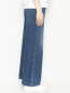 Широкие джинсы с бахромой 3x1  –  МодельВерхНиз1