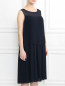 Платье многослойное из плиссированной ткани Marina Rinaldi  –  МодельВерхНиз