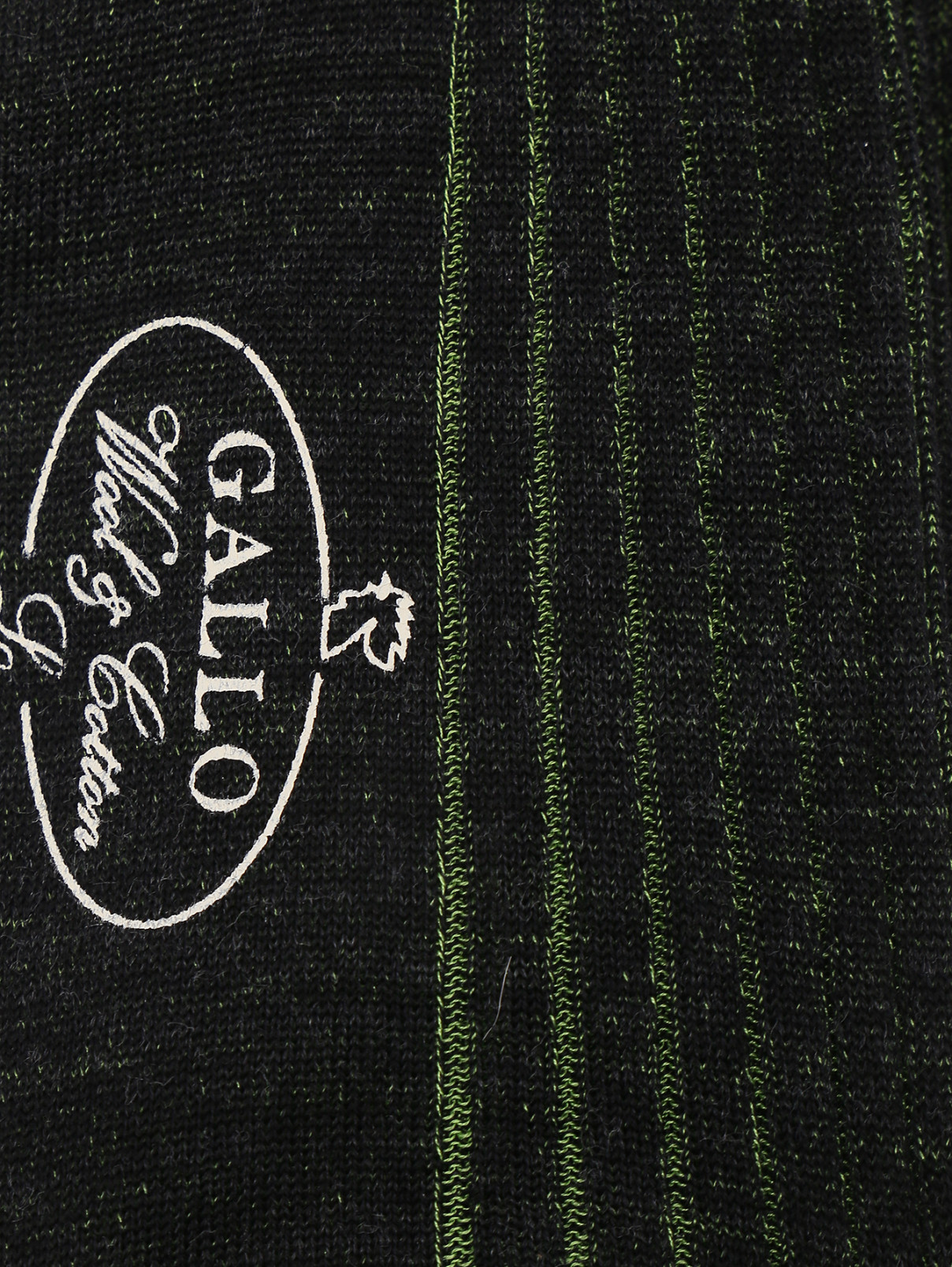 Носки из шерсти и хлопка с узором Gallo  –  Деталь  – Цвет:  Черный