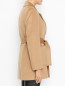 Укороченное пальто из шерсти с поясом Max&Co  –  МодельВерхНиз2