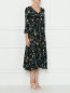 Платье миди с цветочным узором Max Mara  –  МодельВерхНиз