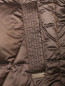 Стеганый пуховик с отделкой мехом на капюшоне Stilnology  –  Деталь