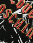 Джемпер из шерсти и хлопка с рисунком Love Moschino  –  Деталь
