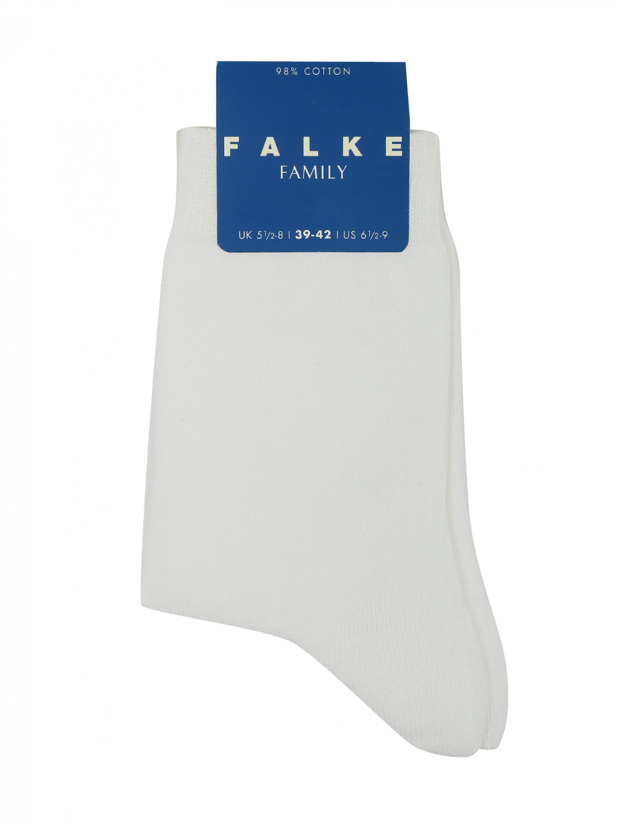 Носки из хлопка Falke  –  Общий вид  – Цвет:  Белый