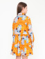 Платье из вискозы с накладными карманами MiMiSol  –  МодельВерхНиз1