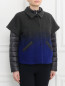 Пуховая куртка с отстегивающейся накидкой Armani Collezioni  –  Модель Верх-Низ
