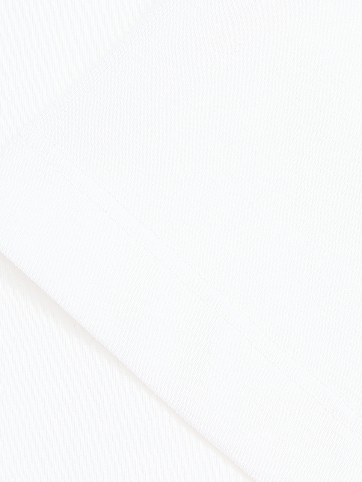 Лонгслив из хлопка с кристаллами Persona by Marina Rinaldi  –  Деталь1  – Цвет:  Белый