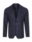Пиджак однобортный из хлопка с узором Armani Collezioni  –  Общий вид