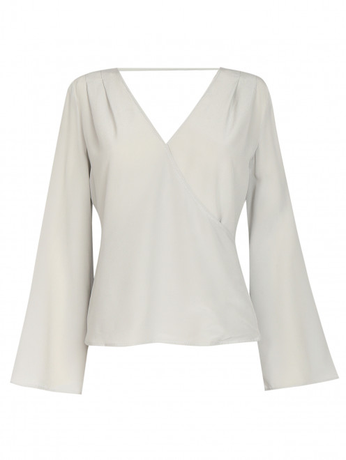 Блуза из шелка с запахом Keepsake - Общий вид