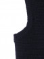Трикотажное платье из шерсти с поясом Luisa Spagnoli  –  Деталь1
