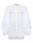 Блуза из хлопка с оборками N21  –  Общий вид