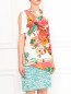 Платье-мини из шелка с цветочным узором Antonio Marras  –  Модель Верх-Низ