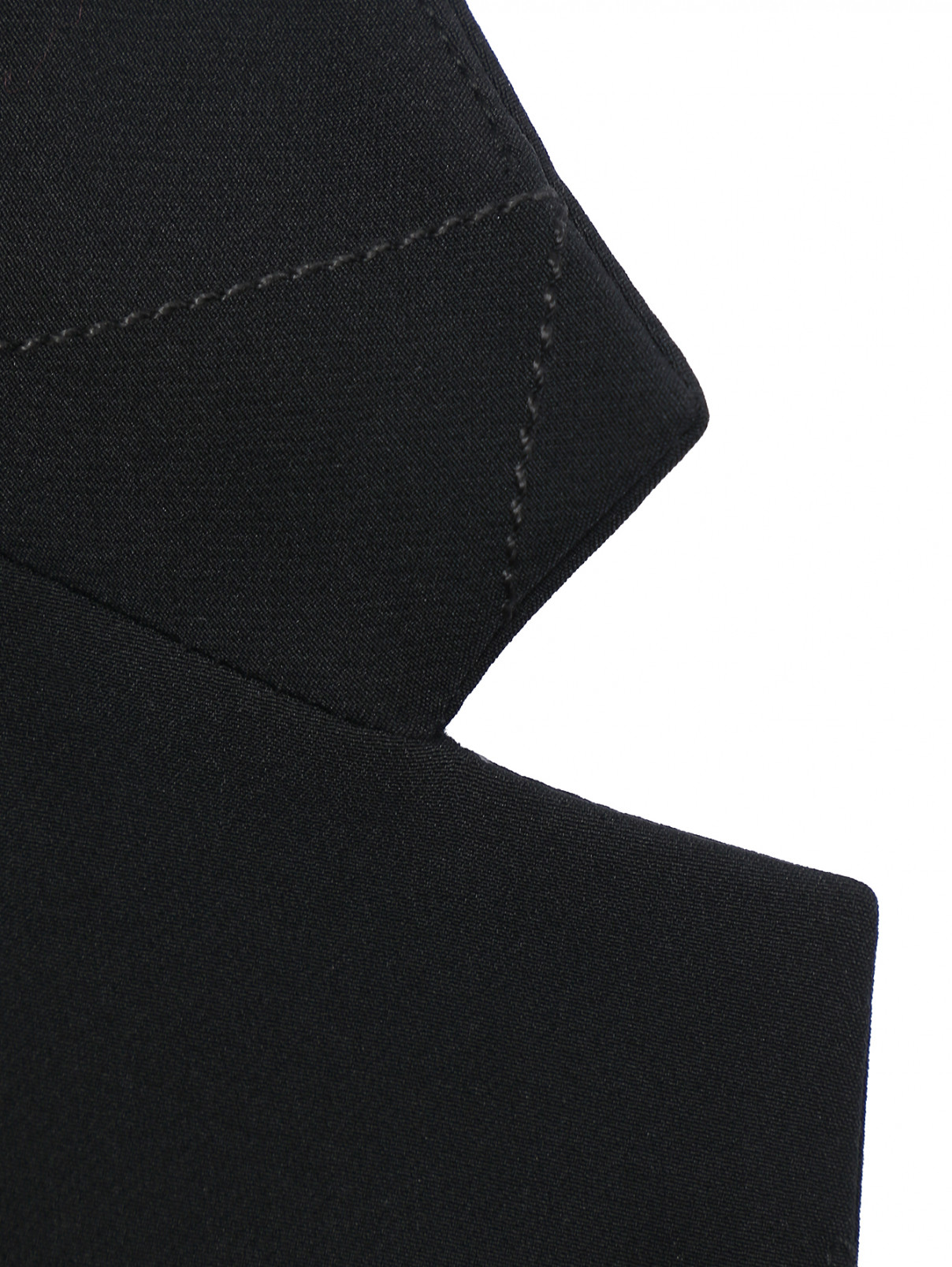 Пиджак однотонный с аппликацией Ermanno Firenze  –  Деталь1  – Цвет:  Черный