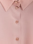 Блуза из шелка асимметричного кроя Alberta Ferretti  –  Деталь