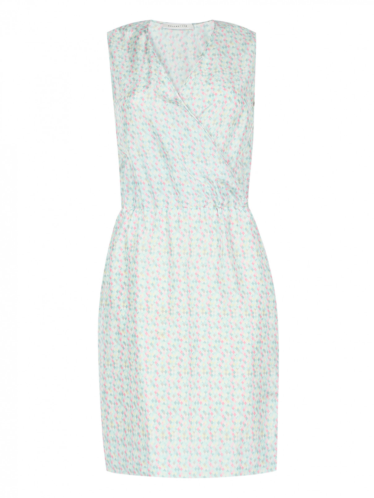 Платье из шелка с узором Ballantyne  –  Общий вид  – Цвет:  Узор