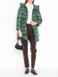 Пуховик на молнии с поясом Weekend Max Mara  –  МодельОбщийВид