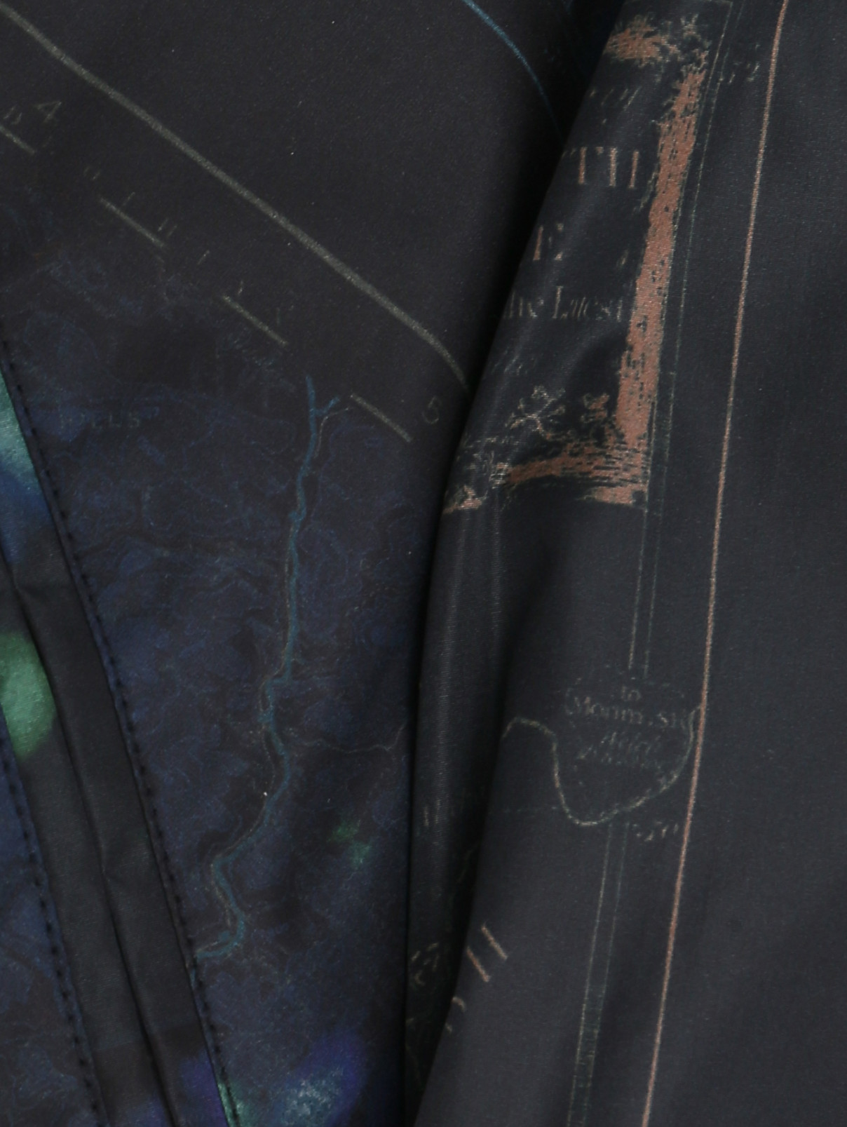 Куртка на молнии с узором Paul Smith  –  Деталь1  – Цвет:  Синий