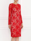 Платье-футляр из кружевной ткани Olvi's  –  Модель Верх-Низ