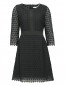 Платье-мини из хлопка с рукавами 3/4 Diane von Furstenberg  –  Общий вид