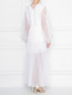 Полупрозрачное платье с плиссированной юбкой Ermanno Scervino  –  МодельВерхНиз1