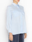 Однотонная блуза с накладными карманами Marina Rinaldi  –  МодельВерхНиз