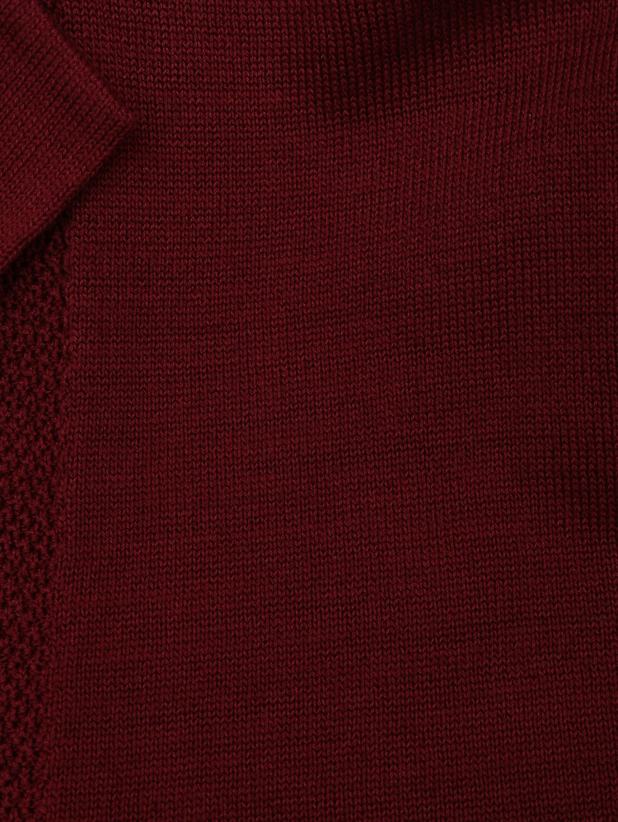 Кардиган из хлопка на пуговицах с карманами LARDINI  –  Деталь  – Цвет:  Красный