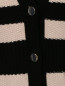 Удлиненный кардиган с узором "полоска" на пуговицах Max&Co  –  Деталь