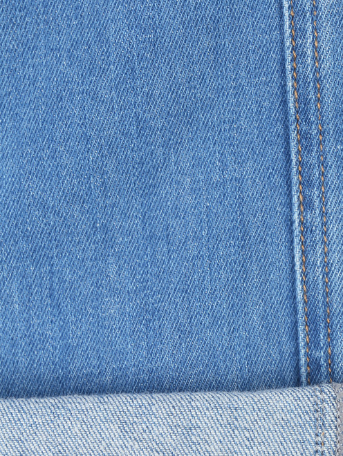 Укороченные узкие джинсы из плотного денима - Деталь2