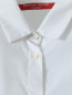 Рубашка свободного кроя, из хлопка , с рюшами Marina Rinaldi  –  Деталь