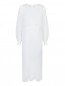 Полупрозрачное платье с плиссированной юбкой Ermanno Scervino  –  Общий вид