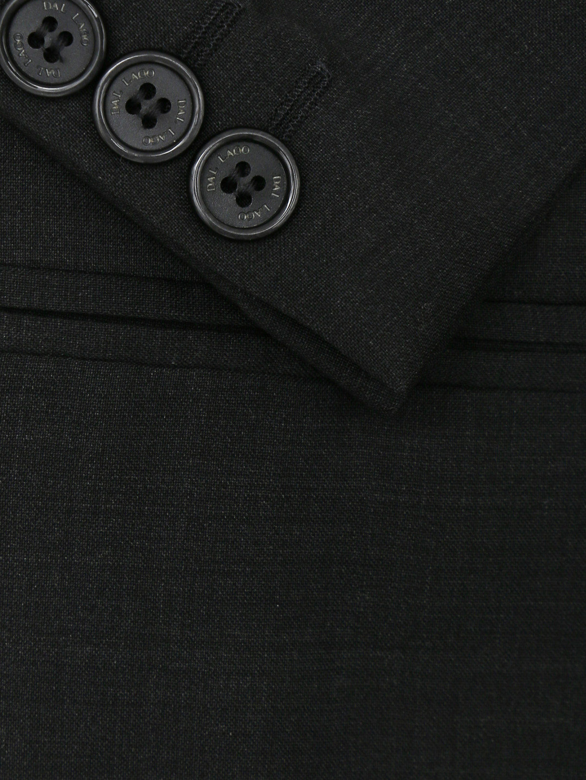 Пиджак классический из шерсти Dal Lago  –  Деталь  – Цвет:  Серый