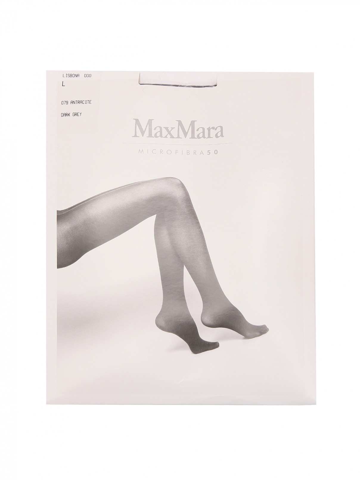 Колготки Microfibra 50 Max Mara  –  Общий вид  – Цвет:  Черный