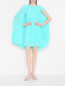 Платье-кейп из плиссированной ткани Essentiel Antwerp  –  МодельОбщийВид