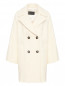 Двубортное пальто из смешанной шерсти Marina Rinaldi  –  Общий вид