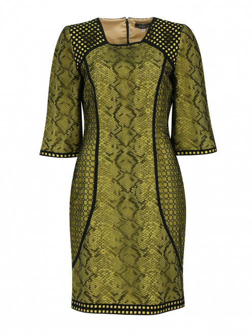 Платье-футляр с отделкой из кружева Andrew GN - Общий вид