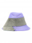 Шляпа из сетки с кожаной отделкой Emporio Armani  –  Общий вид