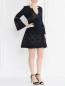 Платье-мини из хлопка ажурной вязки Alberta Ferretti  –  Модель Общий вид